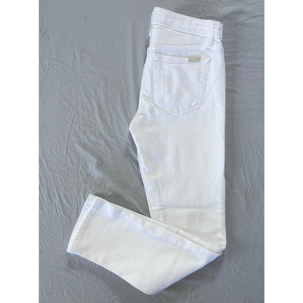 Joe's Bonnie Fit Stretch Straight Leg Ankle Jeans. White, Women's Size 24. EUC!
